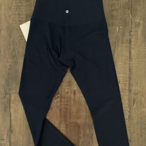 NWT Navy Align Pant 25”